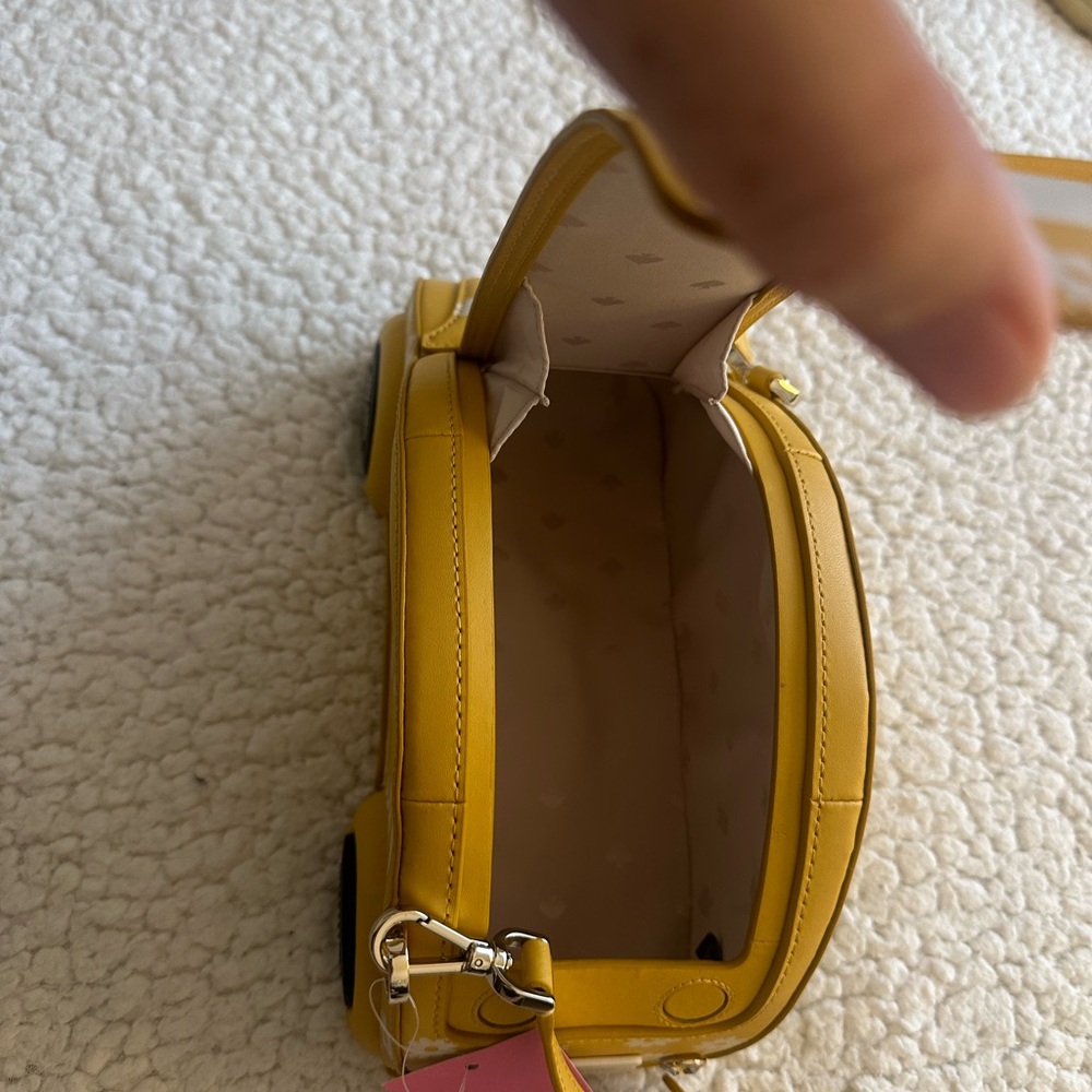 Kate Spade Yellow Car-Shaped Crossbody Bag - Picture 9 of 9
